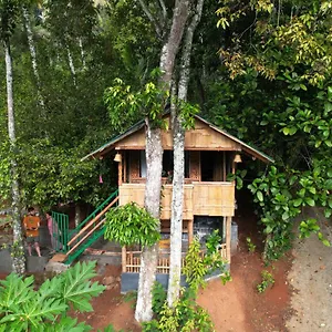 Fab - Bamboo Hut With Open Shower Munnar